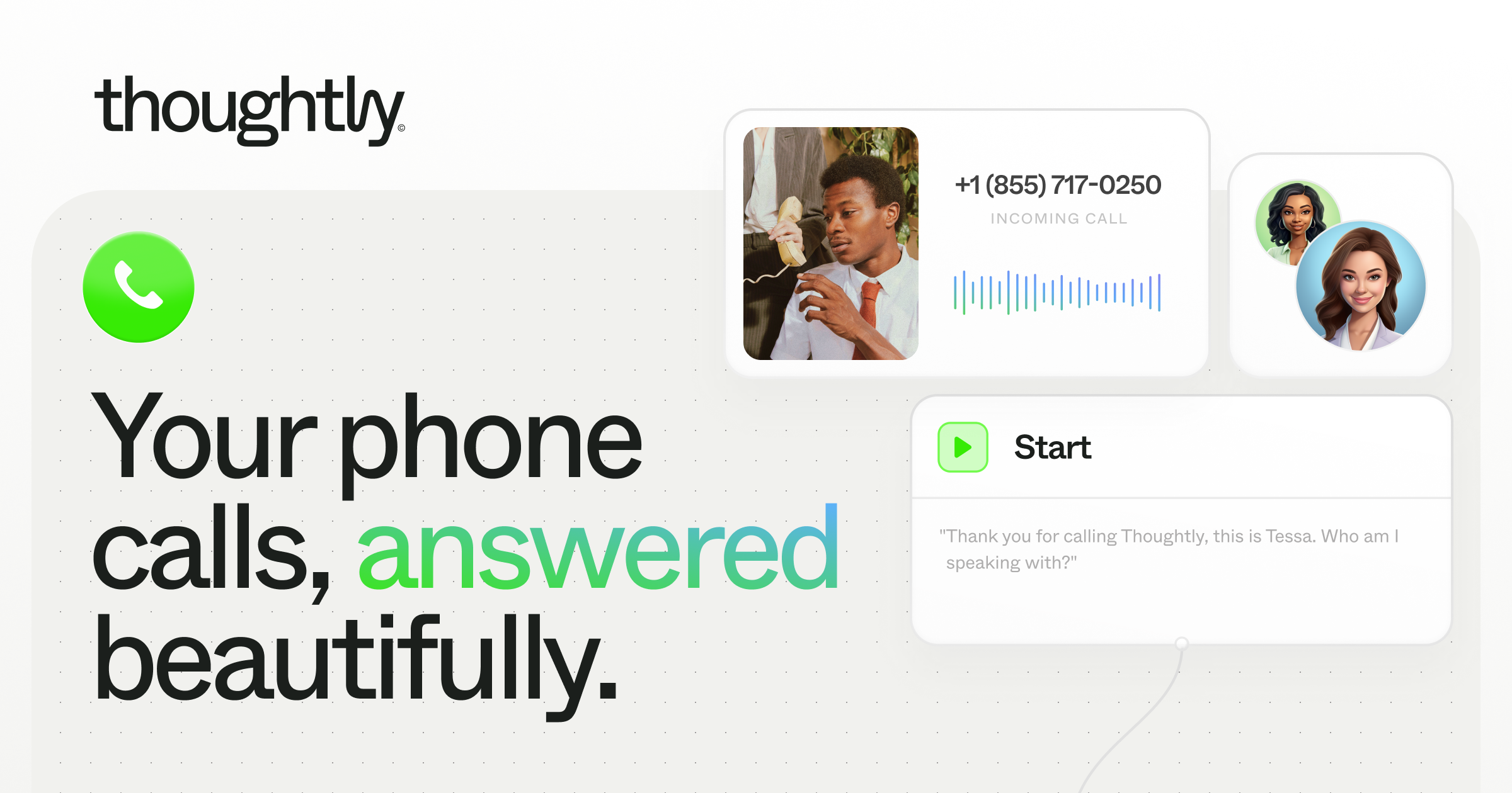 Thoughtly | The easiest way to build AI voice agents